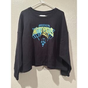 NWOT Old Navy Notorious BIG Cropped Style Sweatshirt Sz XL